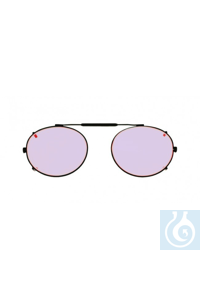 Sur-lunettes (clips) ovales 50 mm avec verres didymium. (verre ACE 202, approprié pour le verre...